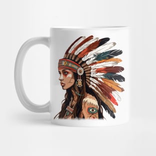 Native American Girl Mug